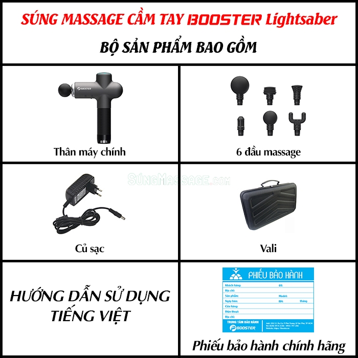 Súng massage Booster Lightsaber