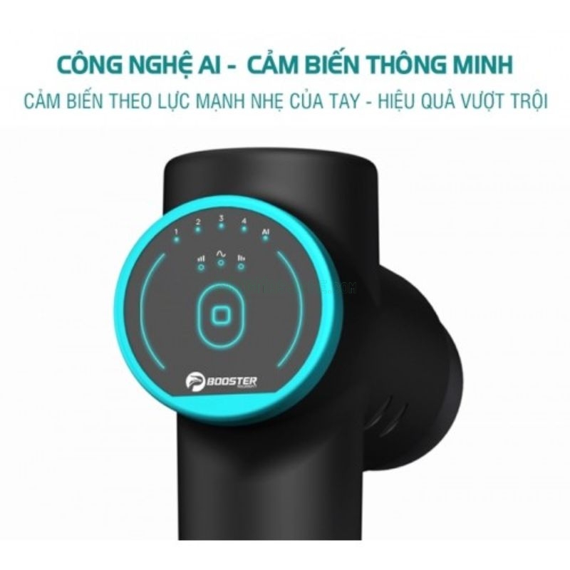 Súng massage Booster M2-B có cảm ứng tiện lợi