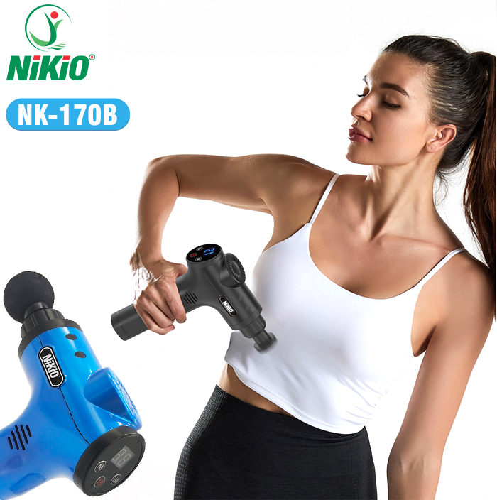 Súng massage cầm tay Nikio Nk-170B có thời gian tự động 