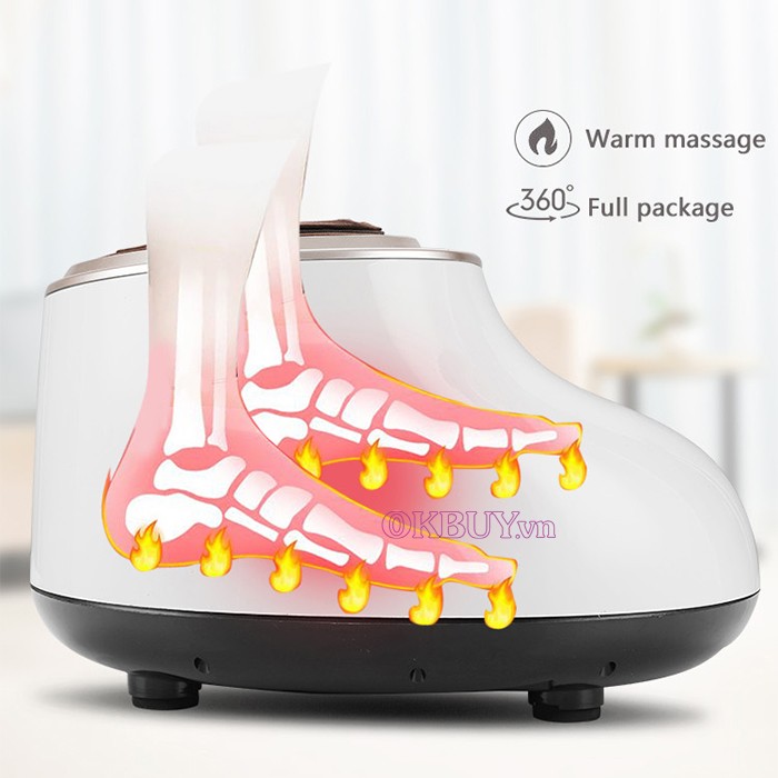 Máy massage chân giúp đánh tan mỡ bắp chân nhanh chóng trong thời gian ngắn