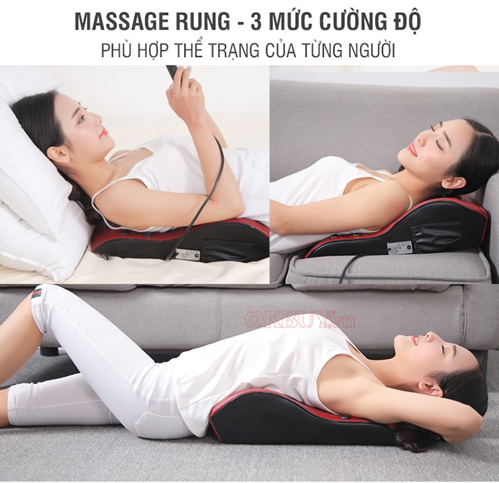 Máy massage lưng điều trị tình trạng bệnh bị đau cột sống lưng dưới