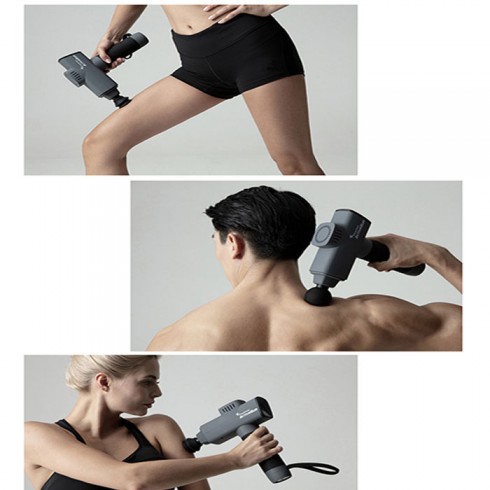 Súng massage gun điều trị đau mỏi cơ Korea ActiveGun 126W - 6 đầu