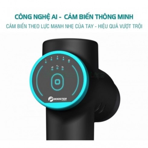 Súng massage cầm tay Booster M2-B -120W-12V - Tích hợp công nghệ AI tiên tiến hỗ trợ điều trị chứng 