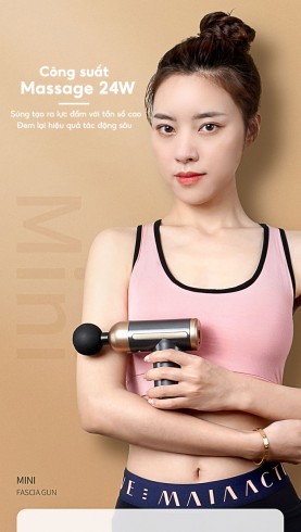 Súng massage cầm tay Mini Ming Zhen MZ-138L - Pin sạc