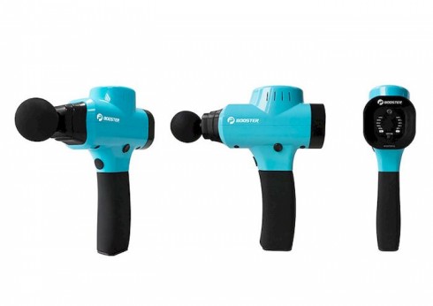 Súng mát xa cầm tay điều trị đau nhức căng cơ Booster X2 - 100W xanh
