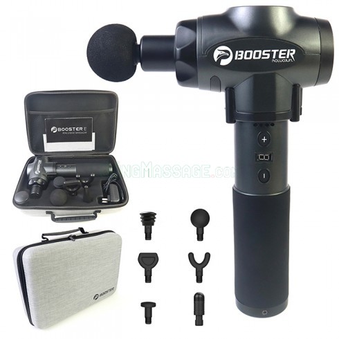 Súng massage gun giãn cơ Booster E hàng chính hãng - 120W - Đen