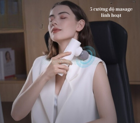 Súng massage cầm tay Puli PL-657 - Thiết bị massage đa năng hỗ trợ điều trị nhức mỏi ngay tại nhà