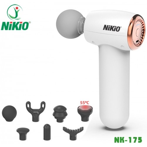 Video giới thiệu súng massage cầm tay Mini đầu nóng Nikio NK-175 - 7 đầu